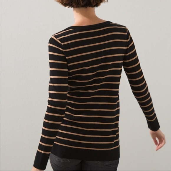 Chico’s Stripe Tunic Sweater - Picture 4 of 13